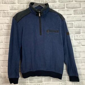 Bugatti the European Brand premium finish Blue and Black Sweater M